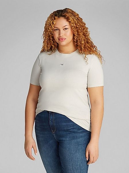 Calvin Klein Jeans Plus T-Shirt PLUS WOVEN LABEL REGULAR TEE in großen Größ günstig online kaufen