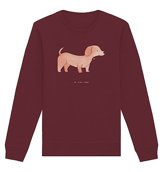 Mr. & Mrs. Panda Longpullover Dackel Kurzhaardackel Moment Größe M - Burgun günstig online kaufen