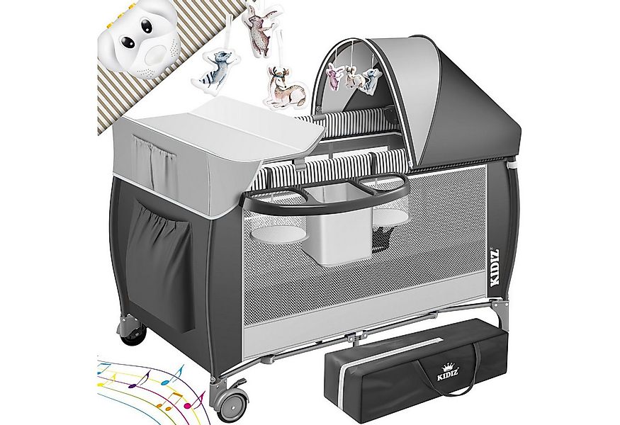 KIDIZ Baby-Reisebett, Babybett in Reisebett Kombi Set Baby Bett mit Wickela günstig online kaufen