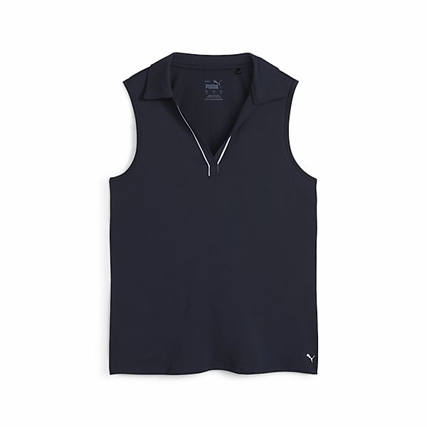 PUMA Poloshirt "Cloudspun Ärmelloses Golf Poloshirt mit Paspel Damen" günstig online kaufen