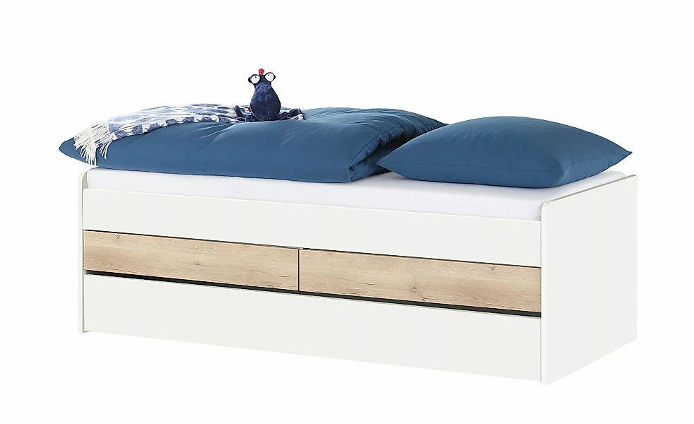 Duobett mit Stauraum  Grow Up ¦ weiß ¦ Maße (cm): B: 97 H: 66 Betten > Bett günstig online kaufen