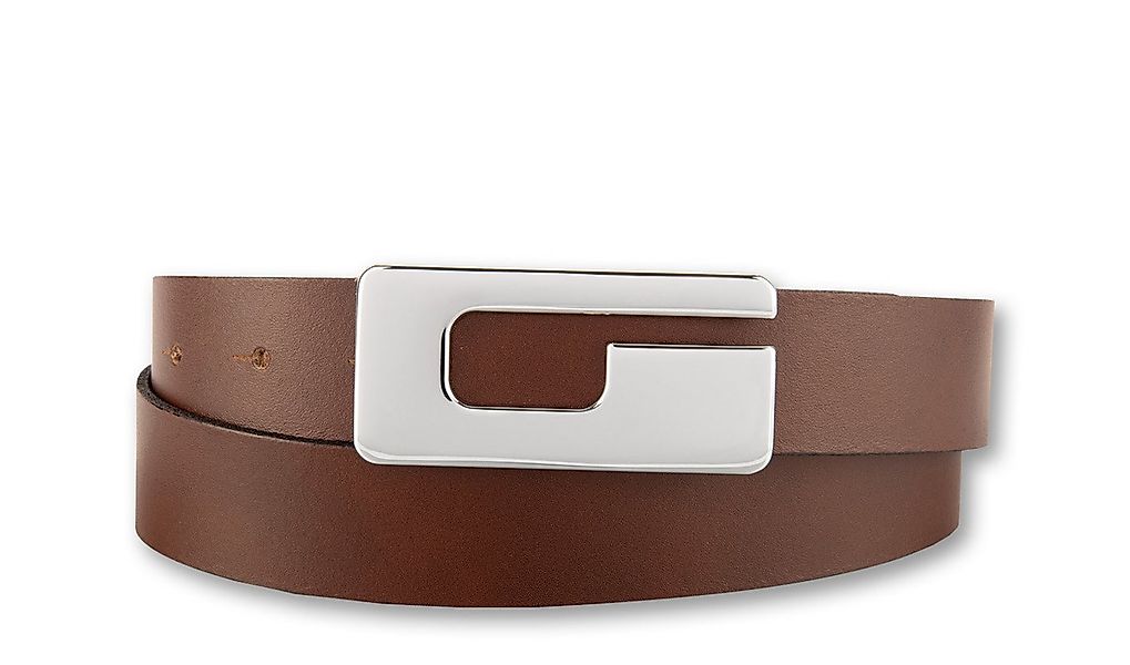 BERND GÖTZ Ledergürtel Ledergürtel mit genialer Koppelschließe im G-Look günstig online kaufen