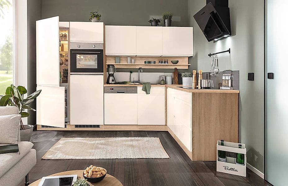 KOCHSTATION Winkelküche »KS-Virginia« Stellbreite 290/180 cm, ohne E-Geräte günstig online kaufen