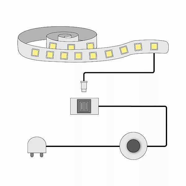 home24 LED-Flexband Sparkle I günstig online kaufen