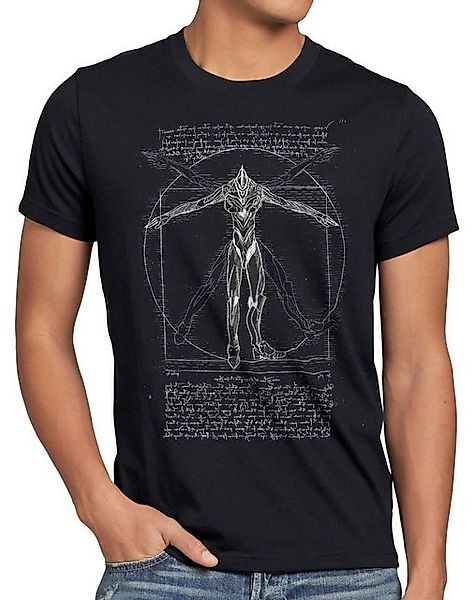 style3 T-Shirt Vitruvianischer neon genesis evangelion anime manga günstig online kaufen