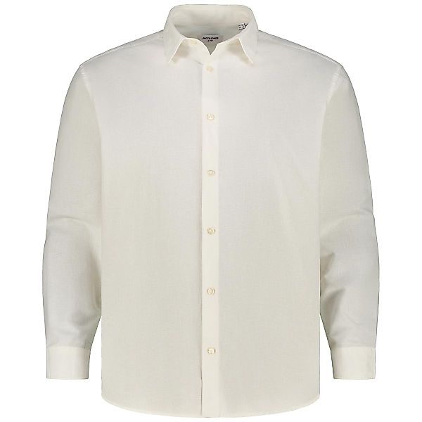 Jack&Jones Freizeithemd mit Leinen Farbe weiß Größe: 4XL günstig online kaufen