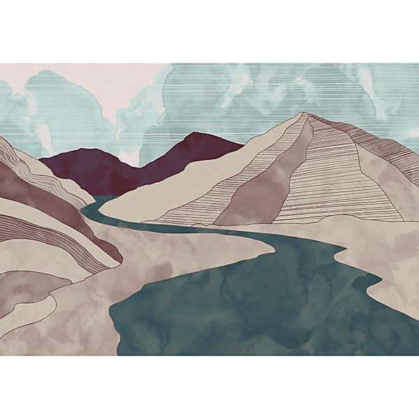 Komar Fototapete Vlies Terra  400 x 280 cm günstig online kaufen