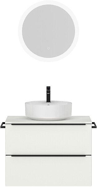 nobilia® Badmöbel-Set »Alvene« vormontiert, mit Soft-Close, 2 Stk. tlg. günstig online kaufen