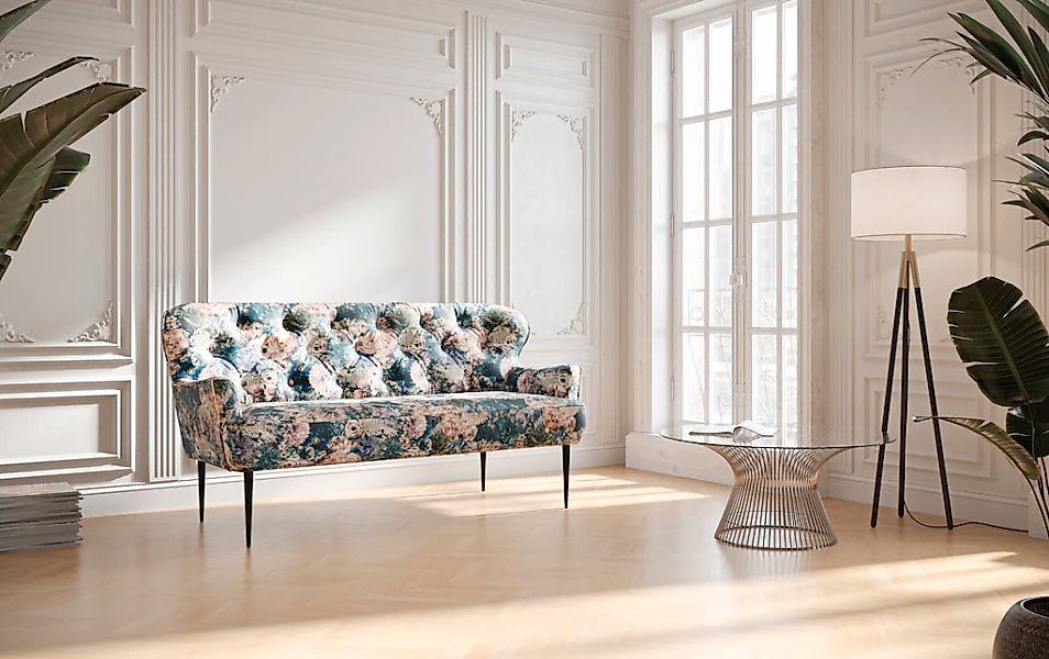 Home affaire 2,5-Sitzer "Amber" mit Knopfheftung,in verschieden Stoffarten günstig online kaufen