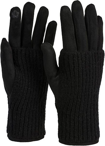 styleBREAKER Strickhandschuhe Touchscreen Stoff Handschuhe mit abnehmbarer günstig online kaufen