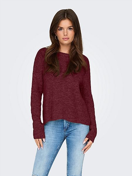 ONLY Rundhalspullover ONLLOLLI L/S PULLOVER KNT NOOS Materialmix günstig online kaufen