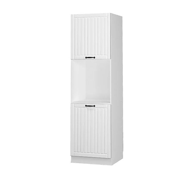 Vicco Herdumbauschrank Fame-Line Herdschrank Weiß Landhaus/Weiß 60 cm Offen günstig online kaufen