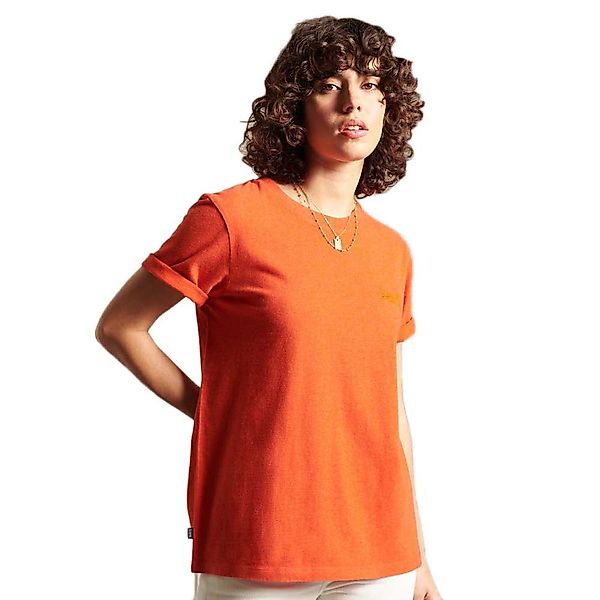 Superdry Orange Label Classic 180 Kurzarm T-shirt S Bright Orange Marl günstig online kaufen