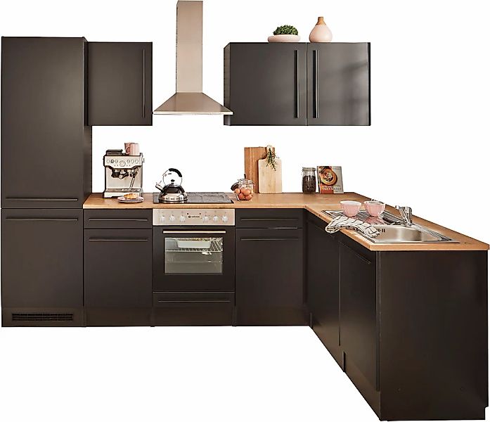 BASIC by Balculina Winkelküche "Jazz" Stellbreite 280x175 cm, wahlweise mit günstig online kaufen