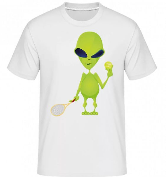 Alien Spielt Tennis · Shirtinator Männer T-Shirt günstig online kaufen