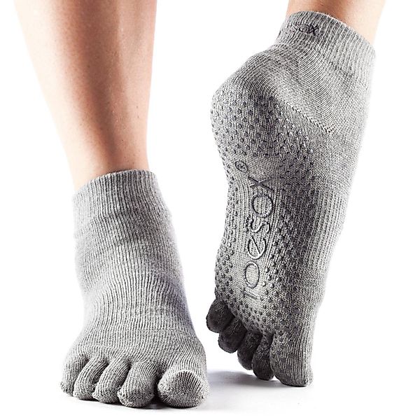 ToeSox Sportsocken Full-Toe Ankle Grey Gr. günstig online kaufen