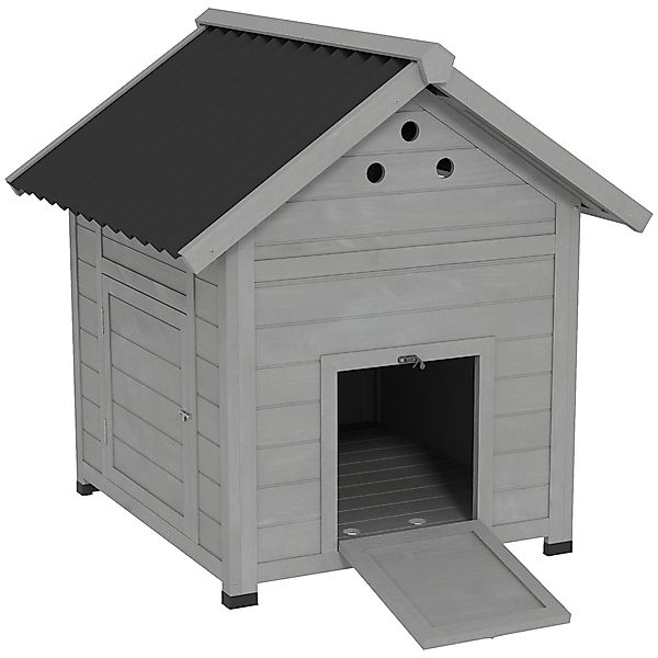 PawHut Kleintierstall Entenstall aus Holz Entenhaus günstig online kaufen