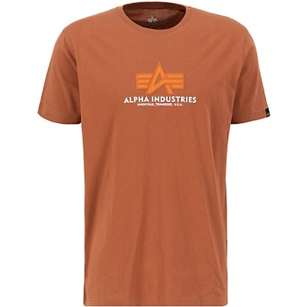 Alpha Industries  T-Shirts & Poloshirts Basic T Rubber - hazel brown günstig online kaufen