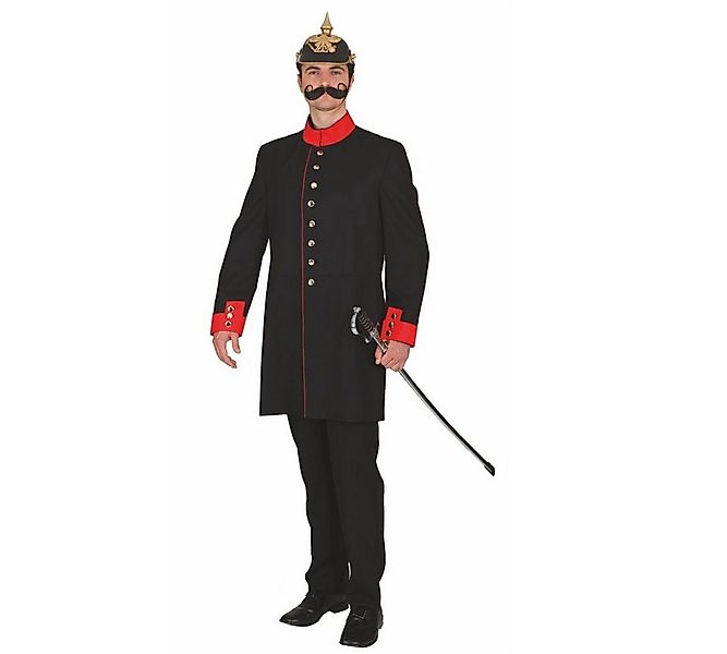 Orlob Kostüm Preußische Uniform Jacke für Herren in Schwarz günstig online kaufen