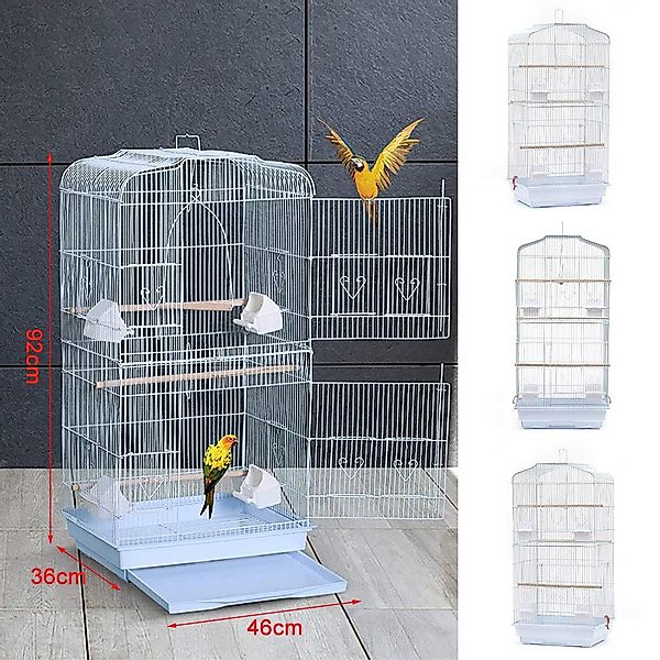 JEOBEST Vogelkäfig Vogelbauer Vogelvoliere Vogelhaus mit günstig online kaufen