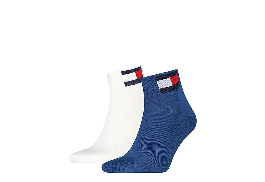 Tommy Hilfiger Kurzsocken TH UNI TJ QUARTER 2P FLAG (2 Paar) Verstärkte Fer günstig online kaufen
