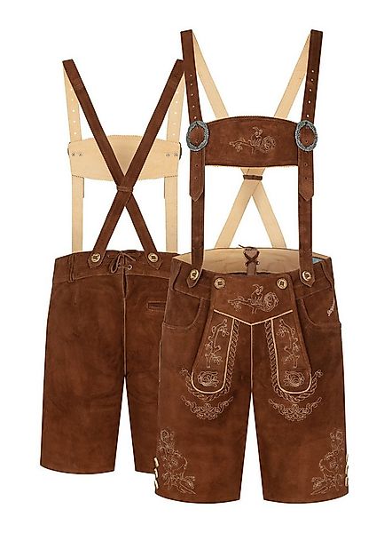 Steigenhöfer Manufaktur Trachtenlederhose Lederhose Herren Tracht kurz - Lu günstig online kaufen