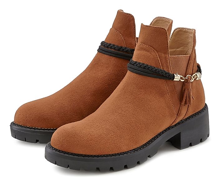LASCANA Chelseaboots mit abnehmbarem Band und günstig online kaufen