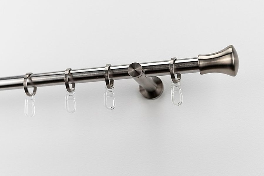 GARESA Gardinenstange »Anita Vollrund« 1 läufig-läufig Wunschmaßlänge;Träge günstig online kaufen