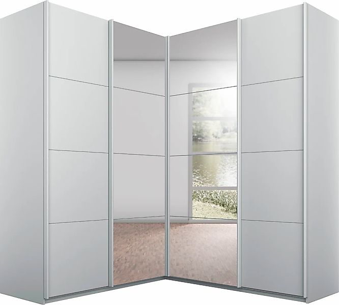 rauch Schwebetürenschrank "Quadra" Eckschrank inkl. Türendämpfer, mit Spieg günstig online kaufen