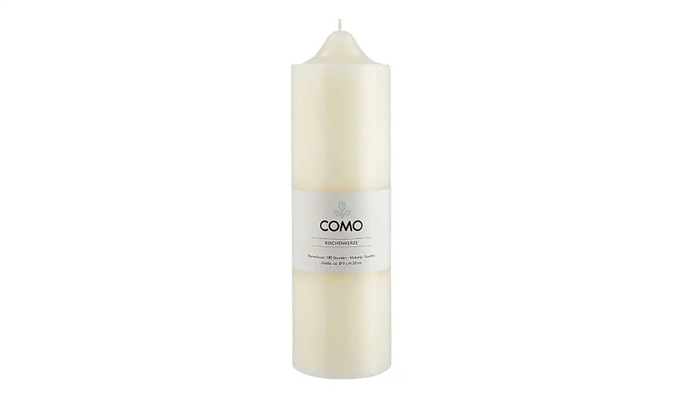 como Kirchenkerze   ¦ creme ¦ Paraffin ¦ Maße (cm): H: 30  Ø: 9 Accessoires günstig online kaufen