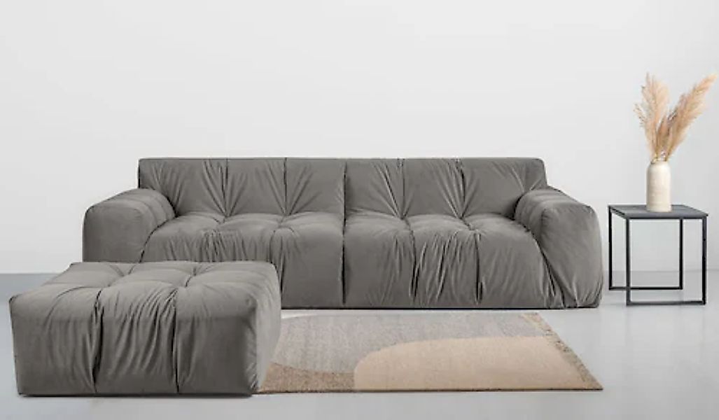 INOSIGN Polsterhocker "Calmara, weicher Lounge-Sitzkomfort", bodentief, Sam günstig online kaufen