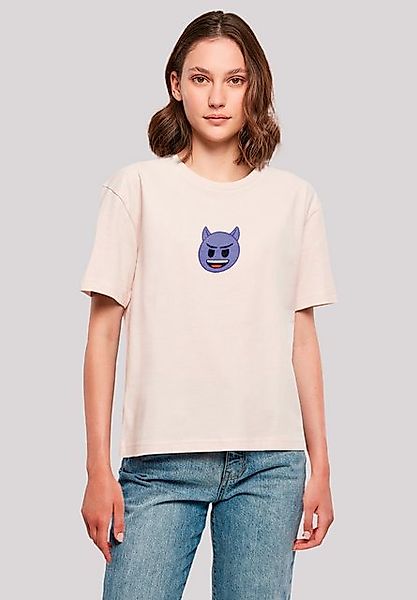 F4NT4STIC T-Shirt emoji couture evil smiling purple face Premium Qualität günstig online kaufen