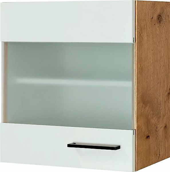 Flex-Well Exclusiv Küchen-Glas-Oberschrank Vintea 50cm Magnolie-Lancelot Oa günstig online kaufen