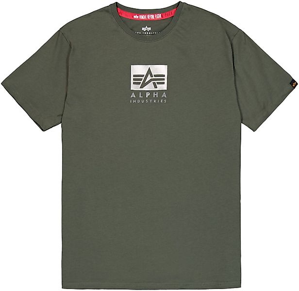 Alpha Industries Rundhalsshirt Satin Logo T günstig online kaufen