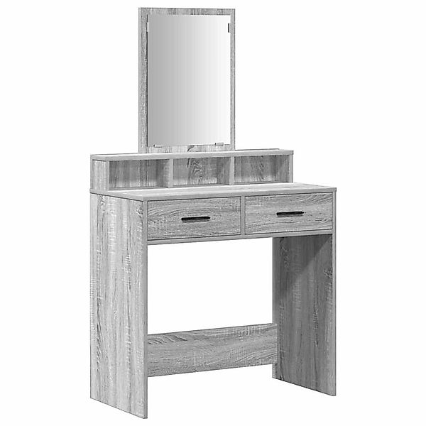 vidaXL Schminktisch Graues Sonoma 79 x 41 x 140 cm Holzwerkstoff 865141 günstig online kaufen