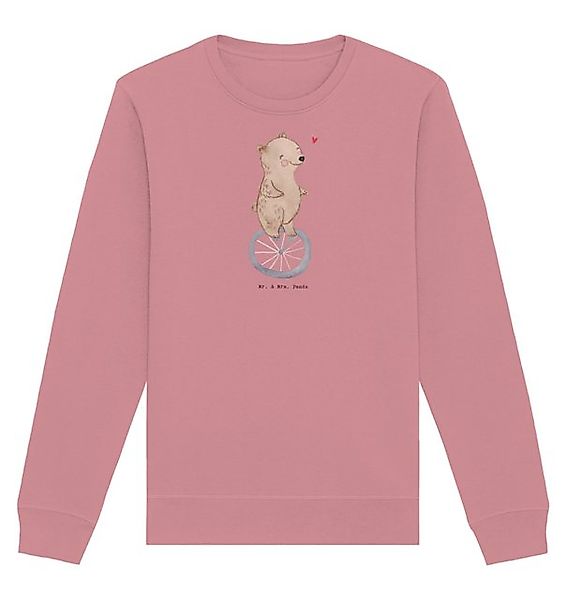 Mr. & Mrs. Panda Longpullover Bär Einrad fahren Größe L - Canyon Pink - Ges günstig online kaufen