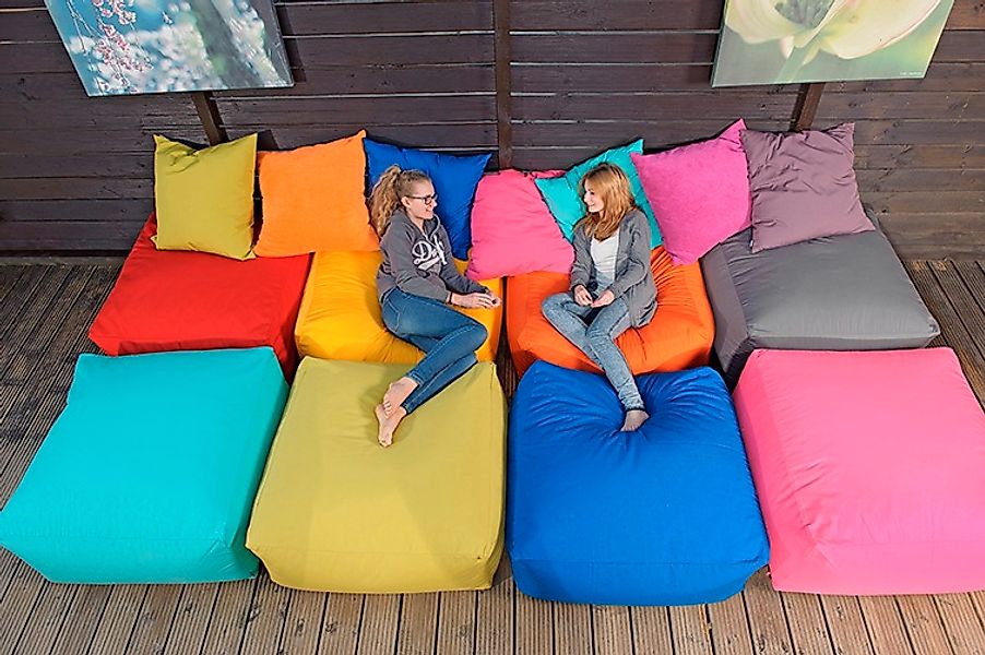 H.O.C.K. Dekokissen »Classic Uni«, Outdoor geeignet, Kissenhülle mit Füllun günstig online kaufen
