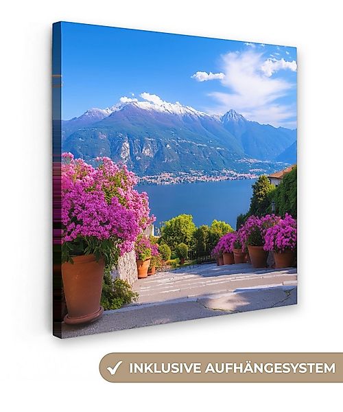 OneMillionCanvasses® Leinwandbild Comer See - Italien - Landschaft, Fotodru günstig online kaufen