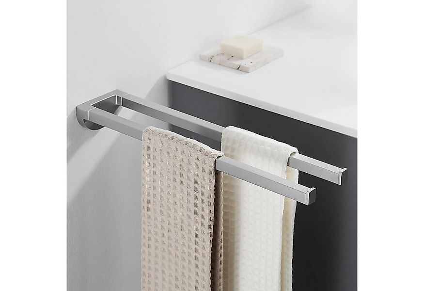 LuxusKollektion Doppelhandtuchhalter Handtuchhalter ohne Bohren Edelstahl 4 günstig online kaufen