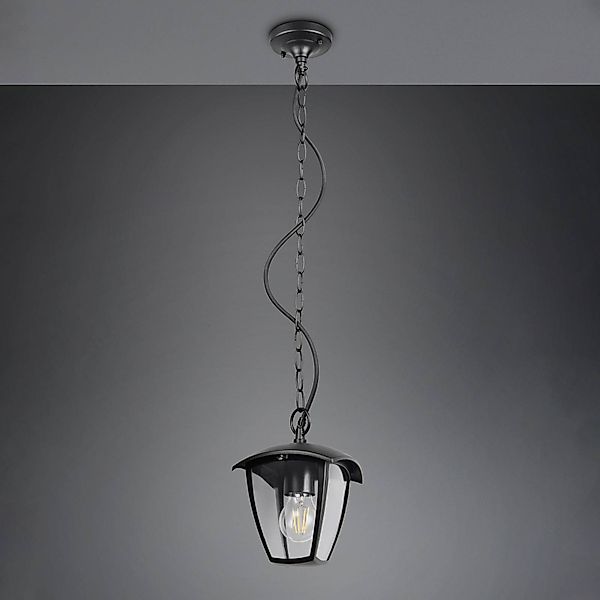 Außenhängeleuchte VENTA, schwarz, 17 x 17 cm, Metall, IP44 günstig online kaufen