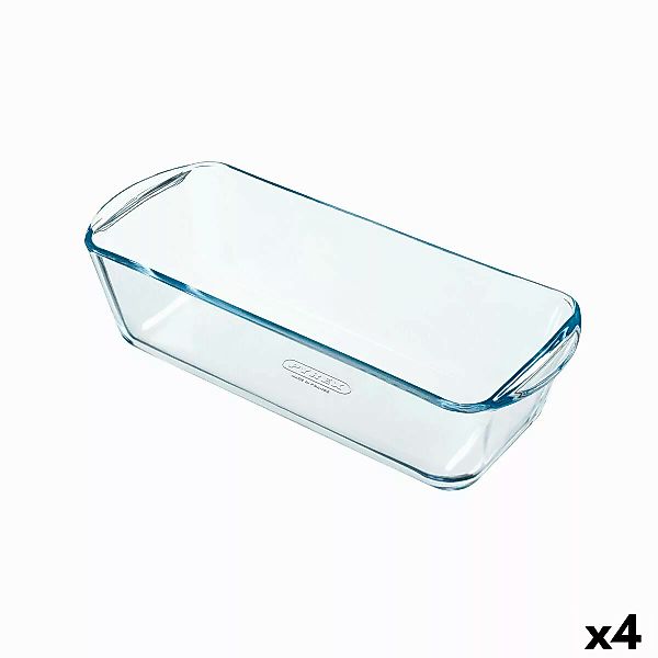 Backform Pyrex Classic Vidrio Rechteckig Durchsichtig 28 X 11 X 8 Cm (4 Stü günstig online kaufen