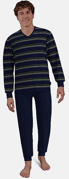 CECEBA Schlafanzug Herren Pyjama mit Bündchen (2 tlg) Modisches Design günstig online kaufen