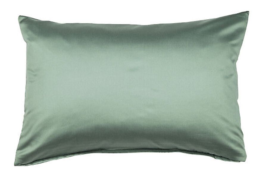 Janine Janine Mako-Satin Bettwäsche Colors 31001 salbeigrün Größe:  40x60 c günstig online kaufen