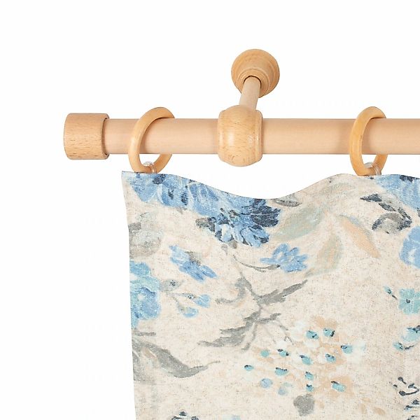 SN DECO GROUP Gardinenstange "Cafiro" 1 läufig-läufig Fixmaß 28 mm, Holz, v günstig online kaufen