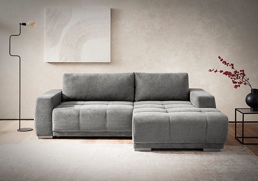 INOSIGN Ecksofa "Bolero L-Form", wahlweise mit Bettfunktion & Bettkasten günstig online kaufen