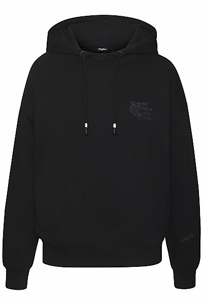 Buffalo Kapuzenpullover mit Kontraststickerei und seitliche Taschen günstig online kaufen