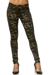 Elara Skinny-fit-Jeans Elara Damen Stretch Hose günstig online kaufen