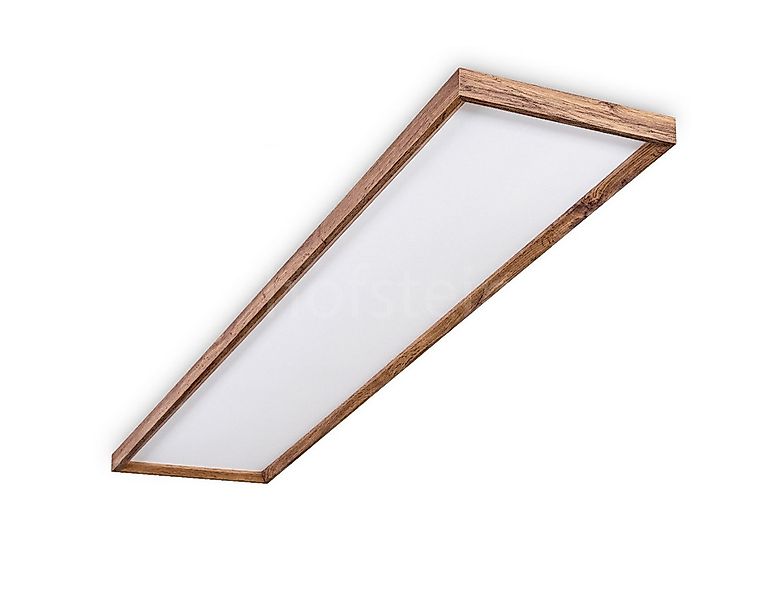 hofstein Deckenleuchte Deckenlampe aus Metall/MDF/Kunststoff in Schwarz/Hol günstig online kaufen