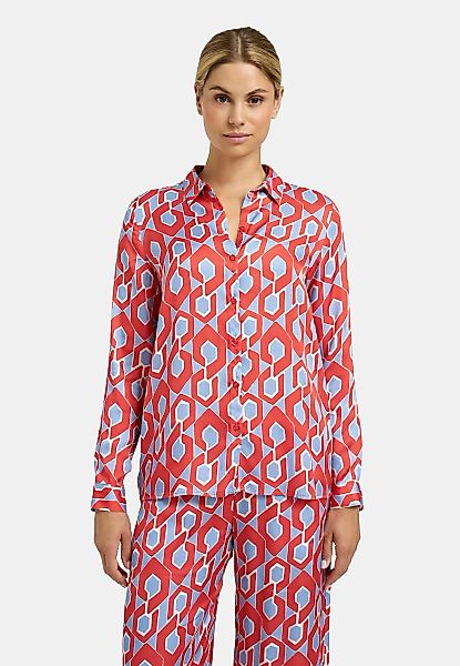 Milano Italy Langarmbluse mit All Over Print günstig online kaufen