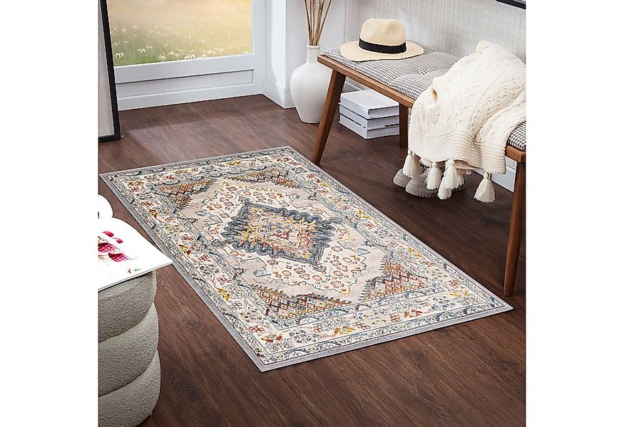 Livabliss Teppich CASABLANCA, rechteckig, Höhe: 12 mm, Vintage Orientteppic günstig online kaufen